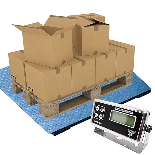 Industrial Floor Scale, 60" x 60", 5000LB/0.5LB, PEC Focus on Industry for 60 Years…