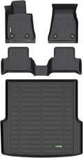 Floor Mats & Cargo Liner Custom for BMW i4 2022-2025 All Weather Protection TPE Heavy Duty Non-Slip Automotive Floor Liners Fits Full Set Accessories, Black