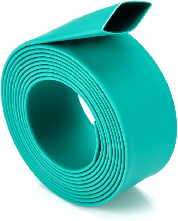 Chanzon 3:1 Ratio 1" (25.4mm) Heat Shrink Tubing - Marine Grade Waterproof Adhesive Lined - 4Ft Roll (1.22M Total Length) Green Polyolefin Sleeving Wrap Shrinking 3 to 1 Ratio 1pcs