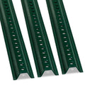 SmartSign U-Channel Sign Post, Medium Weight | 8' Tall Baked Enamel Steel Post - Pack of 3 (K-153-8M-3)