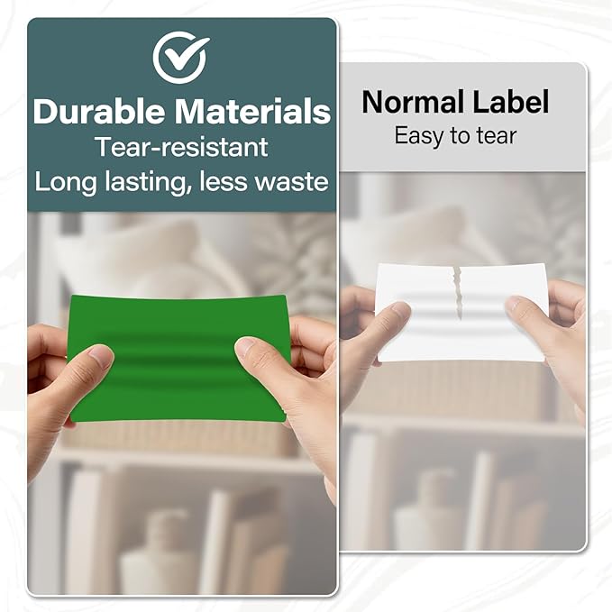 500 Pcs Rectangle Inventory Stickers Vinyl 3 × 5 Inch Moving Labels for Storage Bins Self Adhesive Color Coding Labels Waterproof Removable for Boxes Warehouse Classroom Office, Green