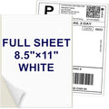 Coopaty Full Sheet Address Labels for Laser/Inkjet Printers, White, 8.5" x 11" Shipping Label, 10000 Labels