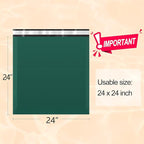 Famagic Poly Mailers 24x24 Inch 50pcs Shipping Bags Ultramarine Green Shipping Envelopes Self Seal Mailers Bags Waterproof and Tear-Proof Packaging Bags