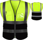 Personalized High Reflective Safety Vest Custom Hi Vis Safety Vest Men Women Construction Workwear Security Vest