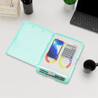 Plastic Clipboard with Storage, 8.5 x 11 Storage Organization Box Side-Opening, Heavy Duty Clip Board with Pen Holder and Paper Folder for Nurses, Teachers, Office & School Supply, Light Blue