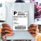 POLYSELLS 500 Pack 10x13 Inch Poly Mailers Shipping Envelopes, Strong Adhesive Sealing, Waterproof, and Tear-resistant Postal Mailing Bags for Clothing, Books, and Accessories White