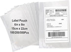 100 Pcs-6x9 Shipping Envelopes, Packing List Mailing Envelopes Clear Adhesive Shipping label sleeves Shipping Supplies for Small Businesses