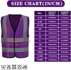 AYKRM 12 colour High visibility viz vest hi vis viz reflective work construction safety vest (XS-8XL)