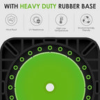 Fluorescent Green PVC Traffic Cones, Heavy Black Base Parking Lot Cone Structurally Stable Weatherproof Road Construction Safety Cones (8, Green, 28" Large)