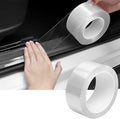 DGSL Car Door Edge Guards Door Sill Protector, 0.8In x 16.4Ft 5D Carbon Fiber Car Wrap Film, Vinyl Automotive Wrap Film Anti-Collision Fits for Most Car (Transparent)