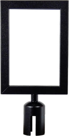 Retractable Stanchion, 6 SPECIALTY Posts + Signframe, 36" Ht, 78" Special Event & Holiday Theme Belt + Bonus Replacement Cassettes + Wall Receiver (WHT Post/Black Belt)