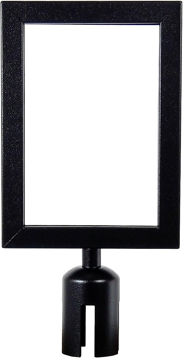 Retractable Stanchion, 6 SPECIALTY Posts + Signframe, 36" Ht, 78" Special Event & Holiday Theme Belt + Bonus Replacement Cassettes + Wall Receiver (YEL Post/Black Belt)