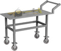 Work Height Platform Truck Cart, 2000LBS Weight Capacity Platform Cart with 5Inch Caster Provide Comfortable 28 Inch Working Platform Allow to Transport and Perform Easily Without Excessive Bending