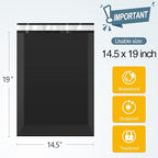 Famagic Poly Mailers, 100pc 14.5x19 Inch Shipping Bags, Large Chic Packaging Bags for Small Business, Tearproof Mailing Envelopes for Clothing Supplies, Boutique, Self Seal Mailers Poly Bags Black