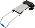 Folding Stair Climber Hand Trucks Climbing Cart for Moving Appliance Stair Climbing Hand Truck Dollys Black