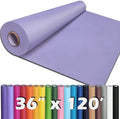 PerkHomy 36" x 1,440" (120') Light Purple Kraft Paper Roll for Craft Bulletin Board Paper Art Table Covering Crafting Gift Wrapping Bouquet Packing Parcel 80GSM 55LB (Light Purple, 36" x 120')