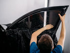 Rvinyl Window Tint Kit Compatible with Dodge Caravan 2001-2007 - Black 5% - Single Ply No Bubble Film - Do it Yourself Vehicle Back Precut Kit