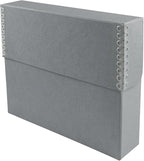 Lineco Archival Document Storage Box with Metal Edge, Acid-Free Gray Boxboard, Organize and Store Files, Prints, Photos, Letter-Sized Case 12.5" x 10.5" x 2.5" Wide