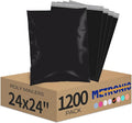 Metronic Poly Mailers 24x24 1200 PC Black, Large Shipping Bags for Clothing Packaging Bags Strong Self Seal Adhesive Shipping Envelopes for Small Business Tear-resistant Mailing Bags Mailing Envelopes