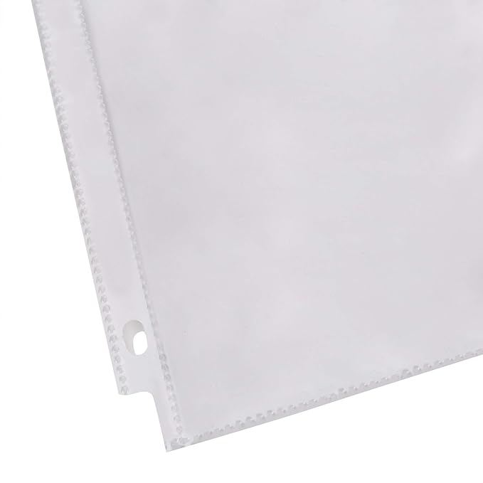 Amazon Basics Sheet Protectors for 3 Ring Binder, Heavyweight, Polypropylene, 8.5 x 11 Inch, 200-Pack, Clear
