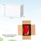 Famagic 10 Pack 6x4x4 Inch Small Shipping Boxes White Corrugated Cardboard Boxes Mailer for Small Business, Mailing Boxes for Packaging Bulk