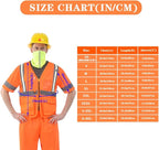 A-SAFETY Glow High vis Mesh safety Vest Class 3