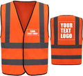 AYKRM 12 colour High visibility viz vest hi vis viz reflective work construction safety vest (XS-8XL)