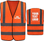 AYKRM 12 colour High visibility viz vest hi vis viz reflective work construction safety vest (XS-8XL)
