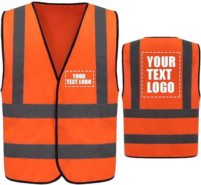 AYKRM 12 colour High visibility viz vest hi vis viz reflective work construction safety vest (XS-8XL)
