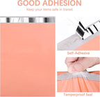 Metronic Poly Mailers 14.5x19 100 Pcs | Medium Size Shipping Bags for Clothes | Large Poly Mailer Bags, Shipping Envelopes, Mailing Bags for Small Business, Strong Adhensive Poly Bags Pink