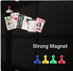 Magnetic Glass Blackboard - Glass Dry Erase Board 48"x36" Large Frameless Board for Walls Office School and Home,Black
