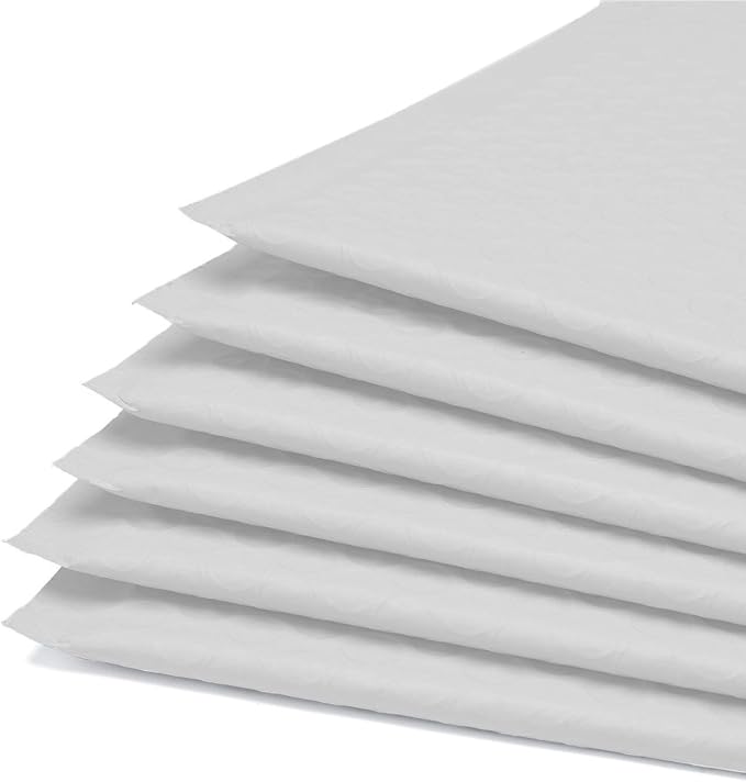 8.5x12 inches Poly Bubble Mailer Self Seal Bubble Shipping Envelopes 2.5 Mil 100 Pack