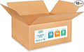 Medium Shipping & Moving Boxes 18x14x8 inches (10-Pack) - Extra Strength 200 lb vs Regular - Corrugated Boxes for Packaging, Made in USA - Packing and Moving Box - Square Box by IDL Packaging