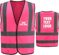 AYKRM 12 colour High visibility viz vest hi vis viz reflective work construction safety vest (XS-8XL)