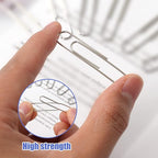 Large Paper Clips,Jumbo Paper Clips,2Inch Paper Clip Large Size, 300 Pcs Smooth Big Paperclips for Office Supplies Sliver