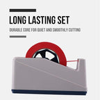 Lichamp Desktop Tape Dispenser Holder with Large 3 inch Core for Masking/Heat Transfer Sublimation/Painters and Freezer/Kitchen Tape,0128GY