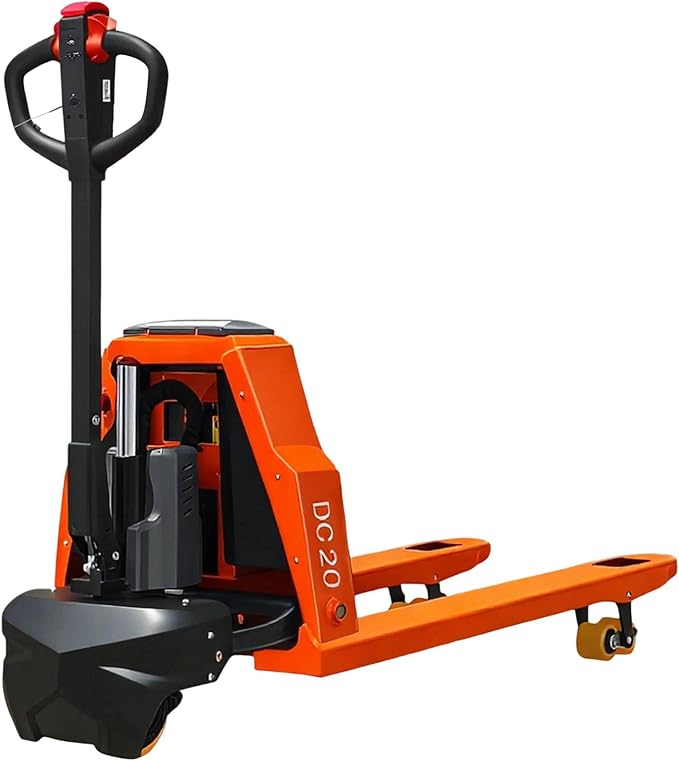 Full Electric Pallet Jack, 4400lbs Capacity Electric Pallet Lift Trucks, 48" x 27" Fork Size Powered Lithium Battery Pallets Truck for Indoor Spaces Warehouse Storage and Material Handling