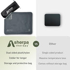 Large Ice Packs for Injuries Reusable - Soft Gel Hot and Cold Packs for Injuries, Hip, Shoulder, Back Pain Relief - 11.5" x 14.5" - Grey