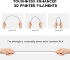 FLASHFORGE PLA Filament 1.75mm, 3D Printer Filament 1kg (2.2lbs) Spool, Dimensional Accuracy +/- 0.02mm, 3D Printing Filament Easy to Use and Fits for Most FDM 3D Printers (Black)