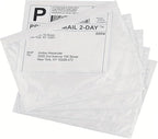 500 Pack 7.5x5.5" Packing List Mailing Envelopes Shipping Envelopes Packing List Clear Adhesive Shipping Label Sleeves Shipping Supplies for Small Businesses, Shipping Label Envelopes