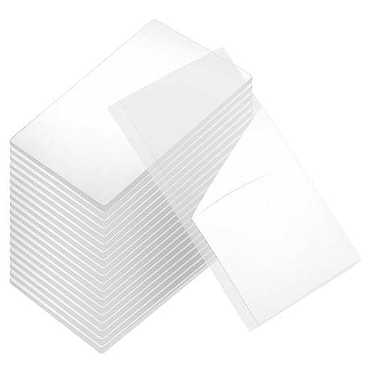 uxcell 180Pcs Double Sided Adhesive Pads, 1.38" x 0.98" Clear Removable Heavy Duty Mounting Tape Picture Hanging Sticky Adhesive Pad for Wall, Poster Picture, DIY Craft