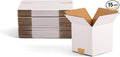 5x5x5 inch Small Shipping Boxes, White Corrugated Cardboard Boxes for E-Commerce, Mailing, Storage, Gifts Wrapping, 15 Pack
