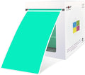 PARLAIM Large 3 X 5 Inch Aqua Color Coding Square Labels, Permanent Rectangular Color-Code Inventory Sticker 250pcs Per Dispenser Box for Moving Box (Aqua)