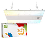 ASD LED Linear High Bay Light Fixture, Commercial Shop Lighting | 3CCT, Dimmable, Power Adjustable, DLC Premium, UL Listed | 100W 16000LM 3500-5000K 100-277V | Warehouse, Garage, Workshop Lamp | White