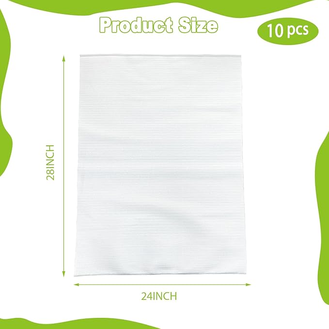 10 Pack 24x28in Cushion Foam Pouches Moving Packaging Supplies Shockproof