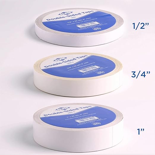 Alvin, 1 Inch Double Sided Tape, Multipurpose Tape for Arts and Crafts, Great for Woodworking and Home Improvement - 36 Yards