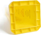 MATTHEW CLEANING 3 Packs 26” Caution Wet Floor Safety Cones for Indoors and Outdoors,Bright Yellow Caution Wet Floor Sign,4-Sided Bilingual Signs,Avoid Fall & Slip Accident