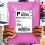 POLYSELLS 500 pcs 12x15.5 Inches Pink Poly Mailers Shipping Envelopes, Strong Adhesive Sealing, Waterproof, and Tear-resistant Postal Mailing Bags for Clothing, Books, and Accessories