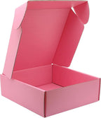 Small Pink Shipping Boxes for Small Business Pack of 25-6x6x2 inches Cardboard Corrugated Mailer Boxes for Shipping Packaging Craft Gifts Giving Products