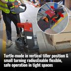 4400lbs Lithium-ion Electric Pallet Jack, 45"x27" Fork, 48V 50Ah Battery, Walkie Type Truck, Model EPT44